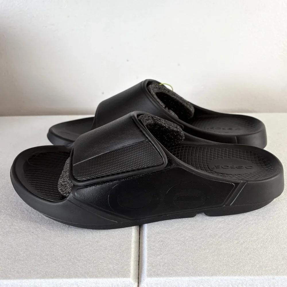 OOFAS OOAHH Sport Flex Recovery Slides Unisex M11 / W13 Comfort Adjustable NEW